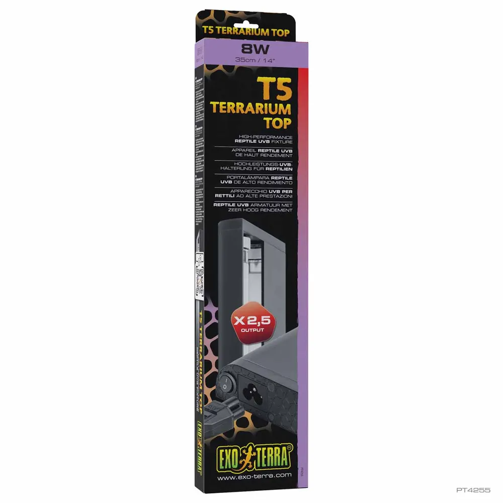 ExoTerra T5 Terrarium Top Terrarielampe 8 Watt